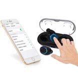HBQ Q18 Wireless-Ohrhörer - TWS-Ohrhörer True Touch Control-Ohrhörer Ohrhörer Bluetooth 4.2 Wireless Buds-Ohrhörer Ohrhörer Schwarz