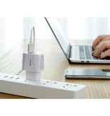 Baseus Chargeur de prise USB à double port 2x - Chargeur mural 2.1A Chargeur mural Adaptateur de chargeur secteur AC