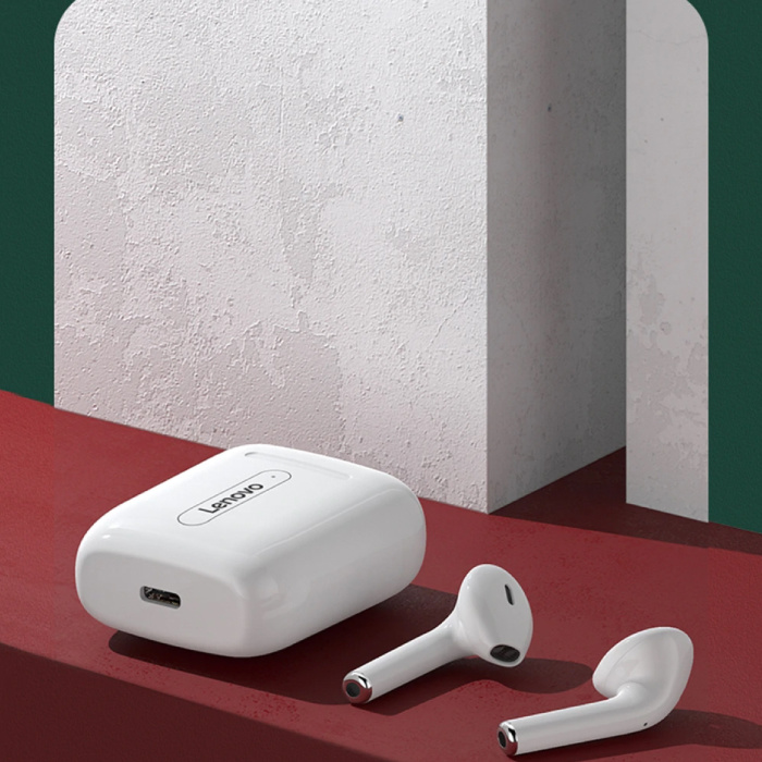 Lenovo Bezprzewodowe słuchawki X9 - True Touch Control Słuchawki TWS Bezprzewodowe słuchawki Bluetooth 5.0 Słuchawki Białe