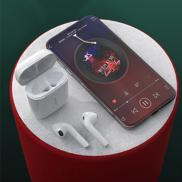 Lenovo X9 Draadloze Oortjes - True Touch Control TWS Oordopjes Bluetooth 5.0  Wireless Buds Earphones Oortelefoon Wit