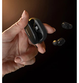 Lenovo Auriculares inalámbricos XT91 - True Touch Control TWS Auriculares Bluetooth 5.0 Auriculares inalámbricos Auriculares Auriculares Negro