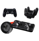 Stuff Certified® Ladestation für PlayStation 4 Ladestation für Controller - Dual Charging Station