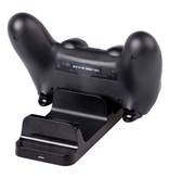 Stuff Certified® Stazione di ricarica per PlayStation 4 Dock di ricarica per controller - Doppia stazione di ricarica