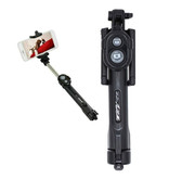 Stuff Certified® Selfie Stick Stativ mit Bluetooth - Drahtloses Smartphone Vlog Stativ und Stativ Selfie Stick