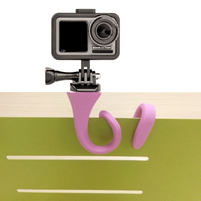 Anordsem Flexibler Selfie Stick - Smartphone Vlog Stativ Selfie Stick Blau