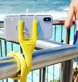 Anordsem Selfie stick flessibile - Treppiede per smartphone Vlog Selfie stick blu