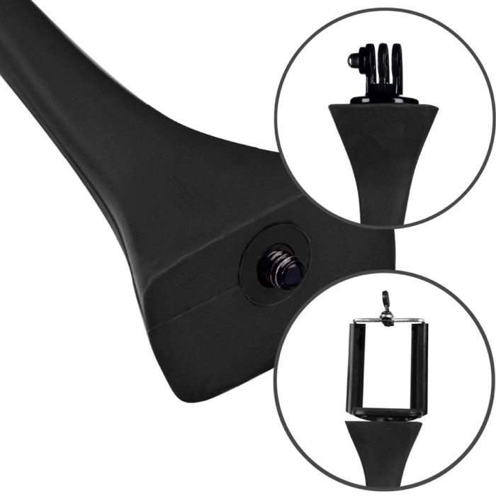 Anordsem Flexibler Selfie Stick - Smartphone Vlog Stativ Selfie Stick Blau