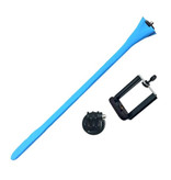 Anordsem Selfie stick flessibile - Treppiede per smartphone Vlog Selfie stick blu