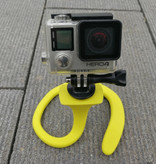 Anordsem Elastyczny Selfie Stick - Smartphone Vlog Tripod Selfie Stick Żółty