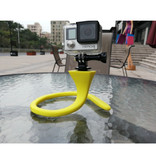 Anordsem Flexible Selfie Stick - Smartphone Vlog Tripod Selfie Stick Yellow