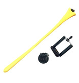 Anordsem Flexible Selfie Stick - Smartphone Vlog Tripod Selfie Stick Yellow