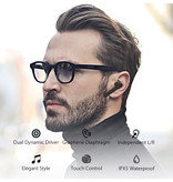 Blitzwolf Écouteurs sans fil BW-FYE8 - Écouteurs TWS Écouteurs True Touch Control Écouteurs Bluetooth 5.0 Écouteurs sans fil Écouteurs Noir