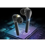 Blitzwolf Auriculares inalámbricos BW-FYE8 - Auriculares TWS Auriculares True Touch Control Auriculares Auriculares Bluetooth 5.0 Auriculares inalámbricos Auriculares Auriculares Negro