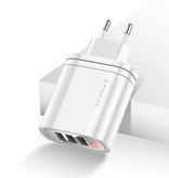 Kuulaa Ładowarka z wtyczką USB - Ładowarka ścienna Quick Charge 3.0 Ładowarka ścienna Adapter do ładowarki ściennej AC Biały