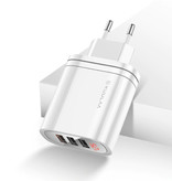 Kuulaa USB Stekkerlader - Quick Charge 3.0 Muur Oplader Wallcharger AC Thuislader Adapter Wit