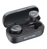 Blitzwolf BW-FYE4 Wireless Earbuds - TWS Earbuds True Touch Control Earbuds Earbuds Bluetooth 5.0 Wireless Buds Earphones Earphones Black