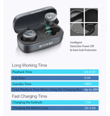 Blitzwolf Écouteurs sans fil BW-FYE4 - Écouteurs TWS True Touch Control Écouteurs Écouteurs Bluetooth 5.0 Écouteurs sans fil Écouteurs Noir