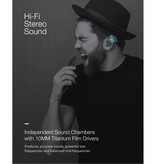 Blitzwolf Auriculares inalámbricos BW-FYE4 - Auriculares TWS Auriculares con control táctil verdadero Auriculares Auriculares Bluetooth 5.0 Auriculares inalámbricos Auriculares Negro