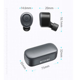 Blitzwolf BW-FYE4 Bezprzewodowe słuchawki douszne - Słuchawki TWS Słuchawki True Touch Control Słuchawki Douszne Słuchawki bezprzewodowe Bluetooth 5.0 Słuchawki Czarne