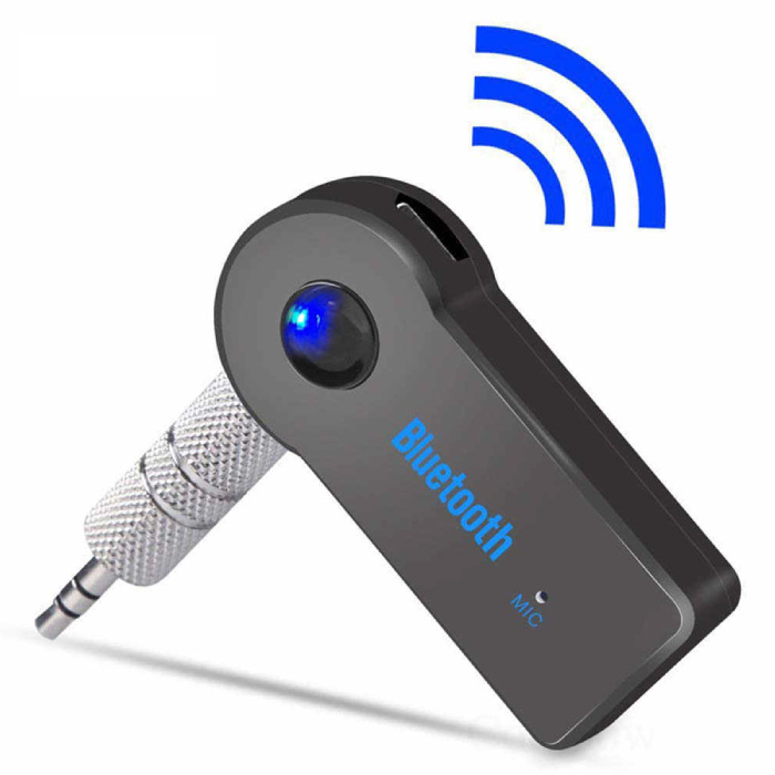 Ricevitore Bluetooth 5.0 Trasmettitore Jack AUX da 3,5 mm - Adattatore wireless Ricevitore audio Streaming vivavoce chiamate + microfono