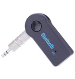 Stuff Certified® Bluetooth 5.0 Ontvanger Transmitter AUX Jack 3.5mm - Draadloze Adapter Audio Receiver Streamen Handsfree Bellen + Microfoon