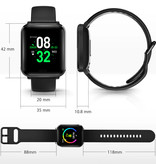 Blitzwolf BW-HL1 Smartwatch Smartband Smartfon Fitness Sport Activity Tracker Zegarek IPS iOS Android iPhone Samsung Huawei Czarny