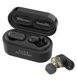 Blitzwolf Auriculares inalámbricos BW-FYE7 - Auriculares deportivos TWS Auriculares con control de un botón Auriculares inalámbricos Bluetooth 5.0 Auriculares Auriculares Negro