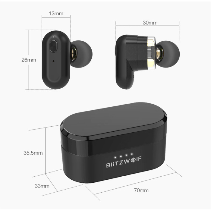 Blitzwolf BW FYE7 Wireless Earphones TWS Earphones One Button