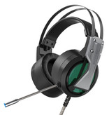 Blitzwolf Auriculares para juegos BW-GH1 - Para PS3 / PS4 / XBOX / PC Sonido envolvente 7.1 - Auriculares Auriculares con micrófono