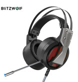 Blitzwolf Casque de jeu BW-GH1 - Pour PS3 / PS4 / XBOX / PC 7.1 Surround Sound - Casque Écouteurs avec microphone