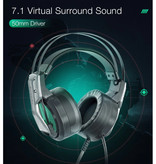 Blitzwolf BW-GH1 Gaming Headset - For PS3 / PS4 / XBOX / PC 7.1 Surround Sound - Headphones Earphones with Microphone