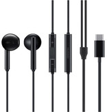 Huawei Auricolari cablati CM33 Auricolari Eartjes Ecouteur con microfono nero