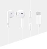 Huawei CM33 Wired Earphones Oortjes Ecouteur Oortelefoon met Microfoon Wit