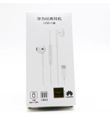 Huawei Ecouteurs Filaires CM33 Eartjes Ecouteur Ecouteurs avec Microphone Blanc