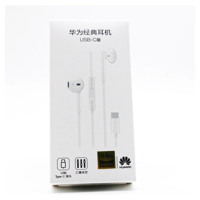 Ecouteurs Filaire USB C CM33 Blanc Huawei