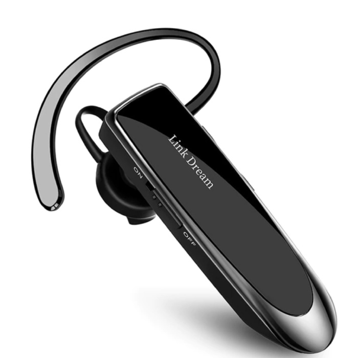 Wireless Business Headset - Earbud One Click Control TWS Earpiece Bluetooth 5.0 Wireless Bud Headphone Earphone Black