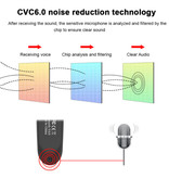 New Bee Auricolare aziendale wireless - Auricolare One Click Control TWS Auricolare Bluetooth 5.0 Wireless Bud Headphone Auricolare nero