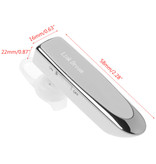 New Bee Wireless Business Headset - Earbud One Click Control TWS Earpiece Bluetooth 5.0 Wireless Bud Headphone Earphone White