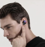 Kuge Auriculares inalámbricos TWS - 2200mAh Powerbank Control táctil inteligente Bluetooth 5.0 Auriculares inalámbricos en la oreja Auriculares Auriculares
