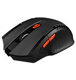 Stuff Certified® Wireless Gaming Mouse Optical - Ambidextrous and Ergonomic with DPI Adjustment - 1600 DPI - 6 Buttons - Gray