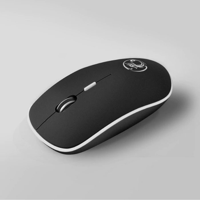 G-1600 Wireless Mouse geräuschlos - optisch - beidhändig und ergonomisch - schwarz