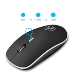 Stuff Certified® Bezprzewodowa mysz G-1600 bezszumowa - optyczna - oburęczna i ergonomiczna - niebieska