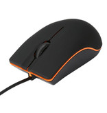 Robotsky Souris optique filaire M20 - silencieuse / optique / ambidextre / ergonomique - noire