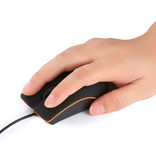 Robotsky Mouse ottico M20 cablato - silenzioso / ottico / ambidestro / ergonomico - nero
