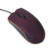 Robotsky Mouse ottico M20 cablato - silenzioso / ottico / ambidestro / ergonomico - rosso