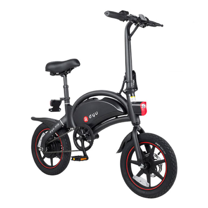 Bicicletta elettrica pieghevole - Smart E Bike fuoristrada - 240 W - Batteria 6 Ah - Nera