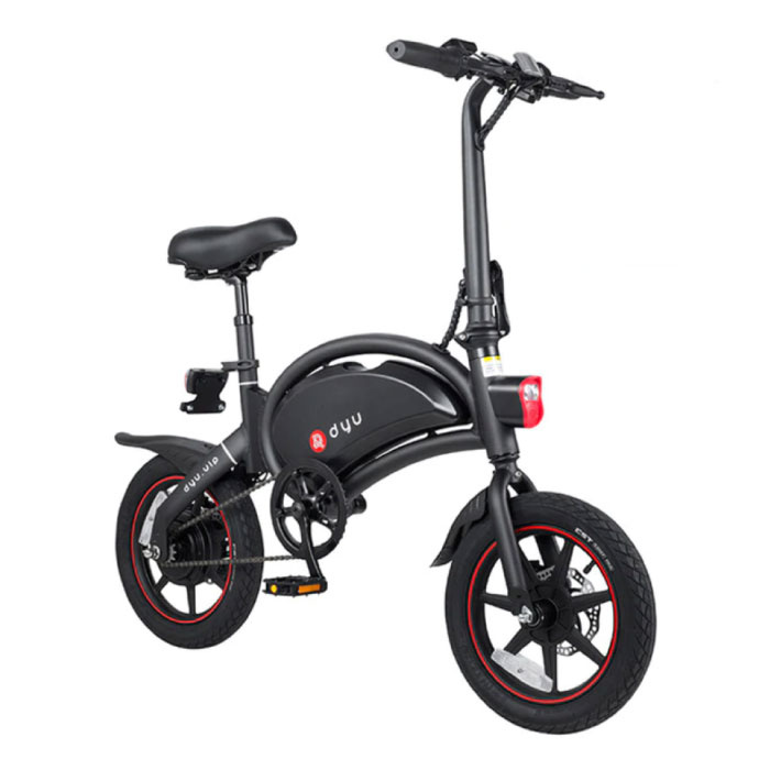 Składany Rower Elektryczny - Off-Road Smart E Bike - 240W - Akumulator 6 Ah - Czarny