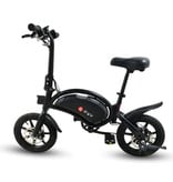 Dyu Vouwbare Elektrische Fiets - Off-Road Smart E Bike - 240W - 6 Ah Batterij - Zwart