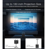 Blitzwolf BW-VP7 Mini proiettore LCD con altoparlante - Mini Beamer Home Media Player - 5000 Lumen