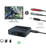 Stuff Certified® Émetteur / récepteur Bluetooth 5.0 Jack 3,5 mm - Adaptateur sans fil Streaming Audio